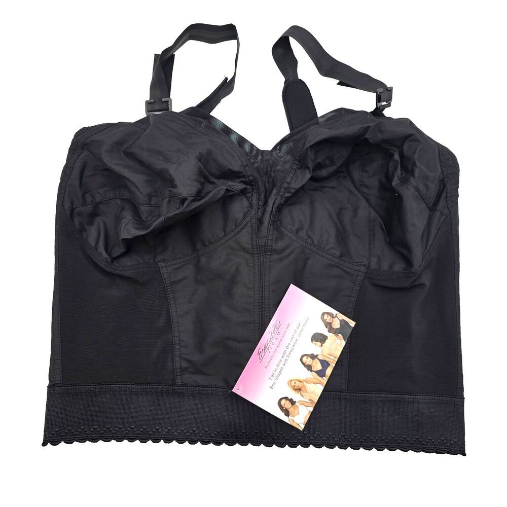 Exquisite Form Fully 5107532 Posture Longline Bra Black Sz 40DD NWT - Picture 8 of 16